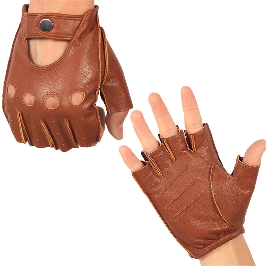 High-Quality Men's Half Finger Gloves