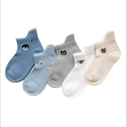 Summer digital color matching baby socks