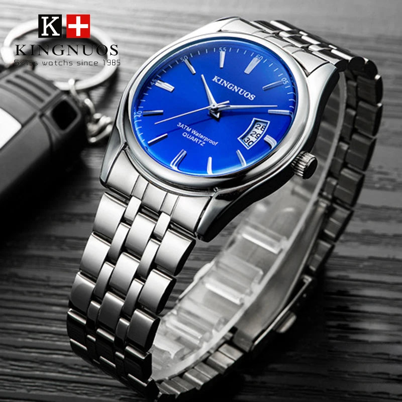 Luxury Men's Waterproof Quartz Watch - Date Clock with Casual Sports Style