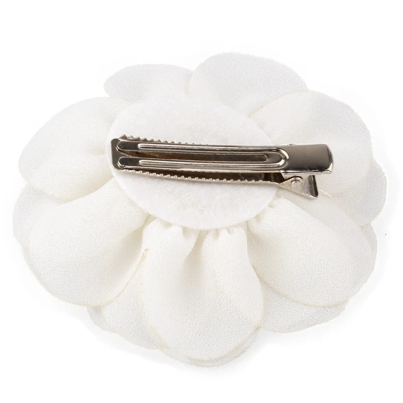 Rolled Rose Fabric Hair Accessories for Girls