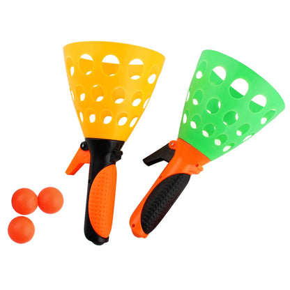 Toss & Catch Ball Game Set – 2 Launchers & 3 Balls