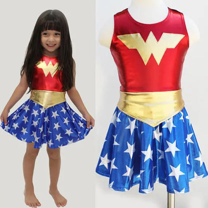 Superhero Girls TuTu Dress Halloween Costume (3-9 Years)