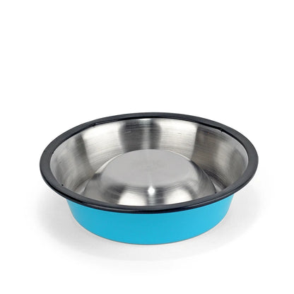 Colorful Stainless Steel Dog Bowls | Pet Food & Water Dishes for Cats and Dogs