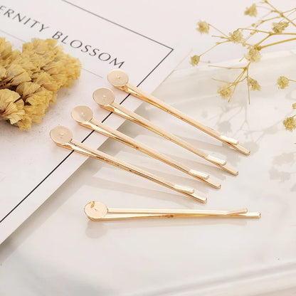 10PCS KC Gold Hair Pins | Wedding Hair Clips & Jewelry Making