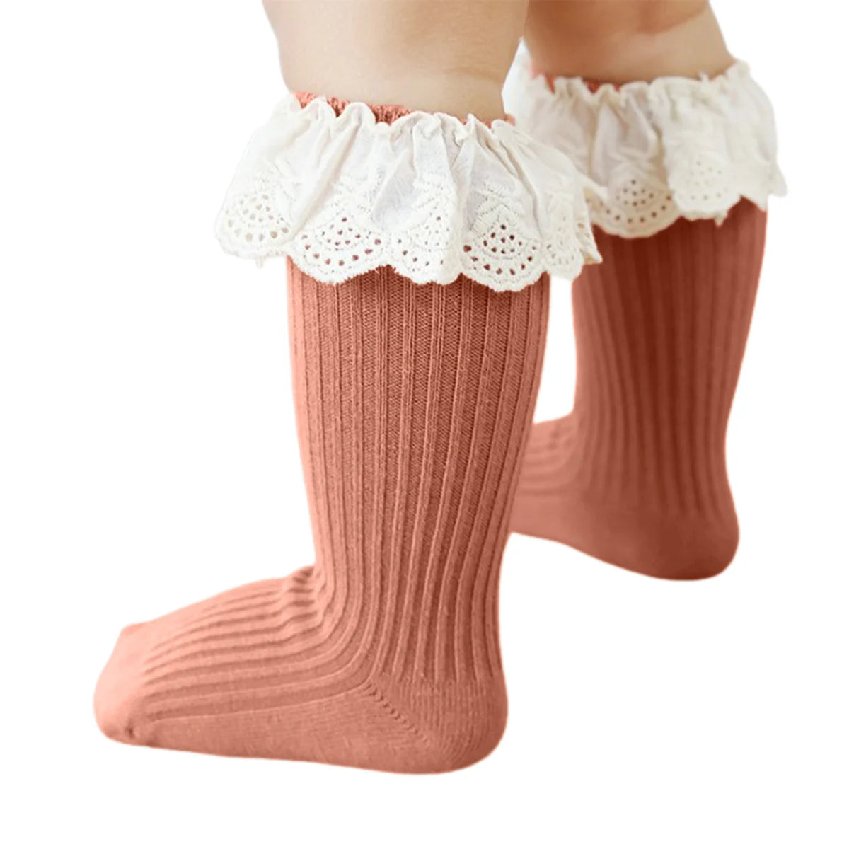 Baby Dressy Lace Socks Medium Tube