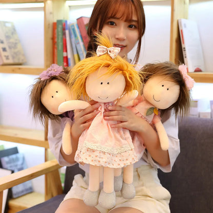 Cartoon Little Sister Plush Doll – Skirt Doll for Girls