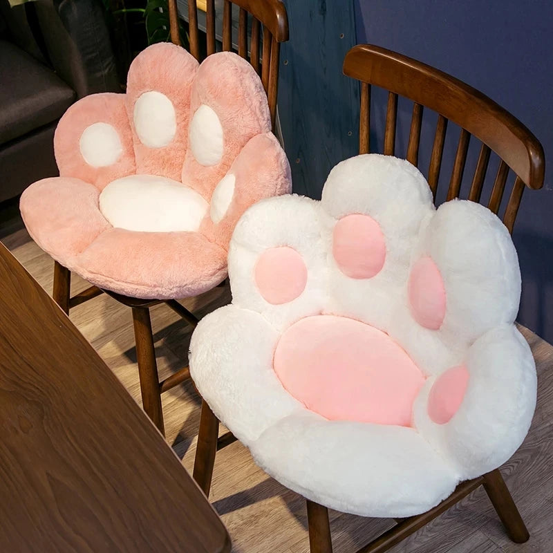 Adorable Bear Paw Cushion | Plush Stuffed Animal Seat Pillow