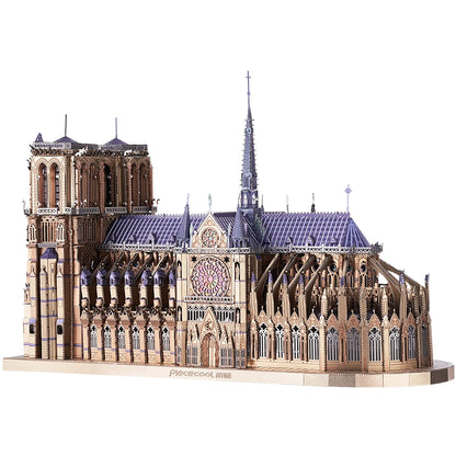 Piececool 3D Metal Puzzles – Notre Dame Cathedral Kit