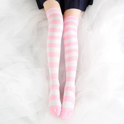 Lolita Striped Knee-High Socks