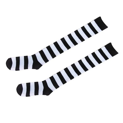 Lolita Striped Knee-High Socks