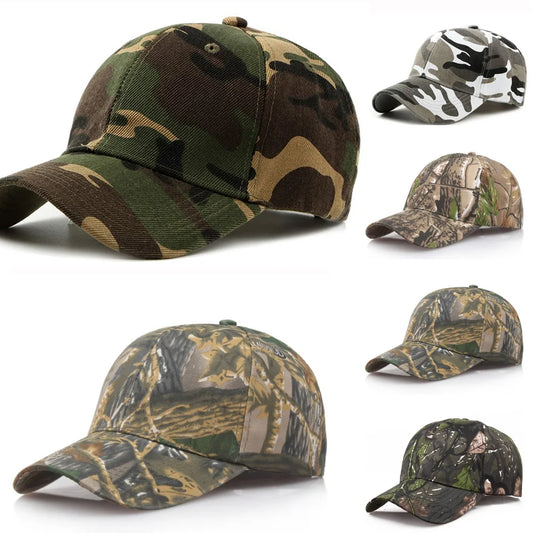 Unisex Quick-Drying Jungle Camo Baseball Cap – Outdoor Sunscreen Fishing Hat