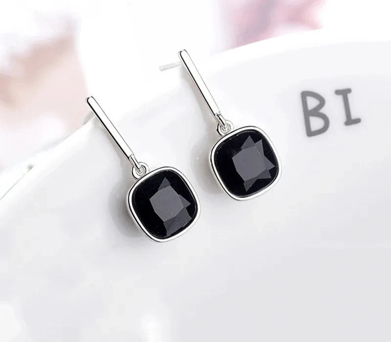 925 Sterling Silver Allergy-Free Drop Earrings