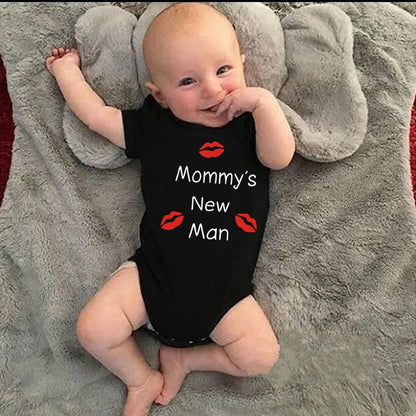 Mommy's New Man Newborn Romper