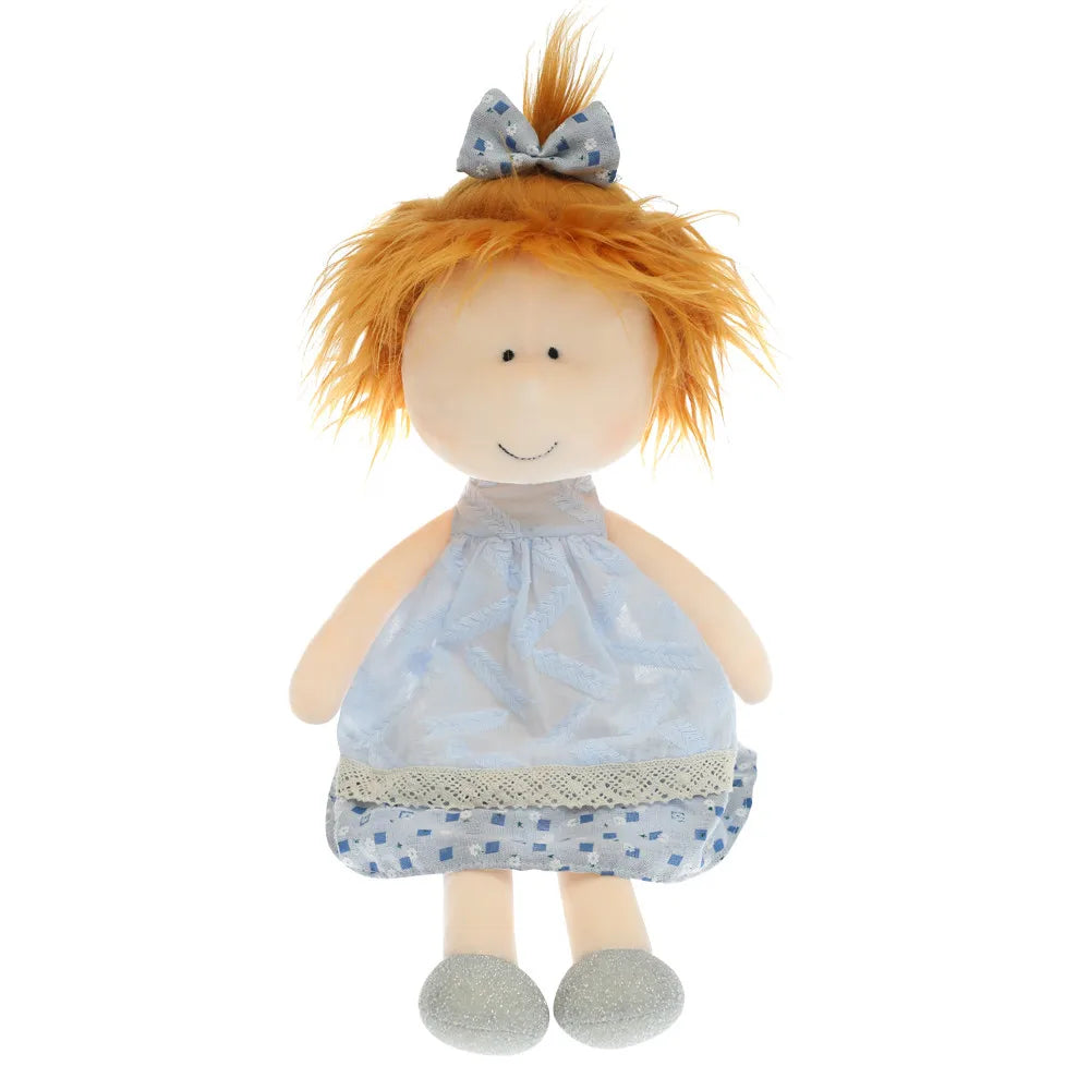 Cartoon Little Sister Plush Doll – Skirt Doll for Girls