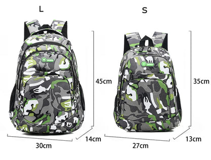 Camouflage Men’s Backpack | Military-Style School Bag for Teens & Travel