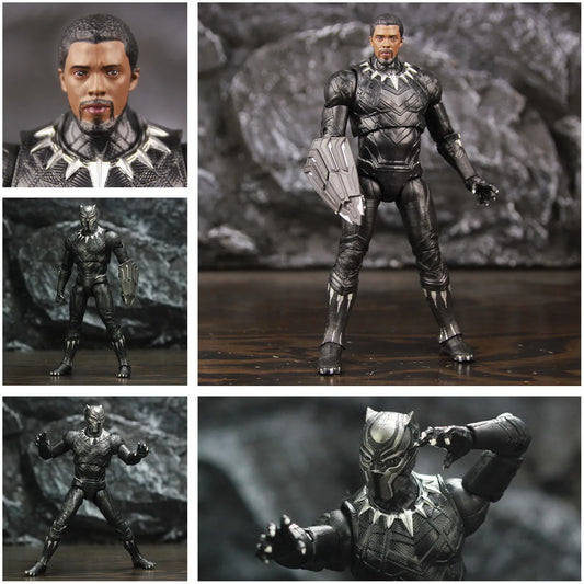 Black Panther 7" Action Figure – T'Challa with Vibranium Shield