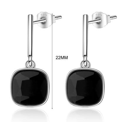 925 Sterling Silver Allergy-Free Drop Earrings