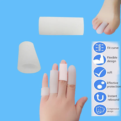 10 Pcs Silicone Gel Finger & Toe Protectors