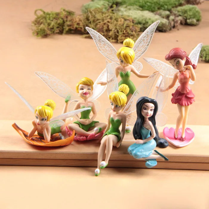 Tinkerbell Fairy Figure Set | PVC Action Figures & Dolls