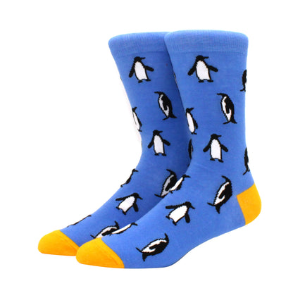 New Hiphop Cotton Men's Socks in Animal & Funny Designs Series 5