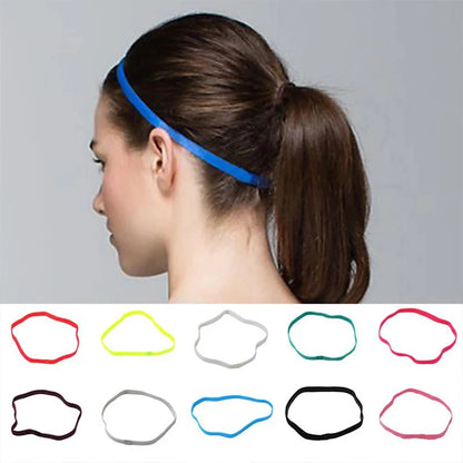 Candy Color Yoga Hair Bands | Anti-Slip Sports Headband for Women & Men