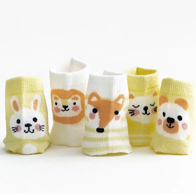 5 Pairs Toddler Baby Boy Summer Mesh Socks