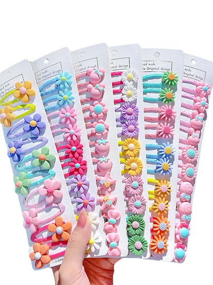 10 pcs Cute Unicorn Rainbow Hair Clips | Kids' Sweet Hair Accessories