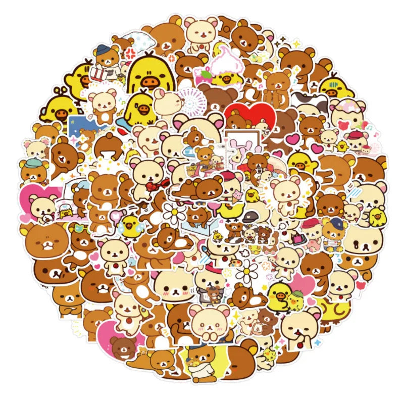 Rilakkuma & Kiiroitori Stickers – Anime Decals