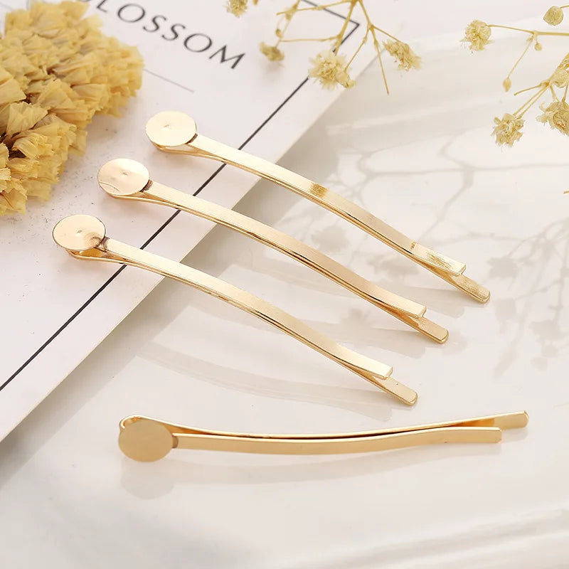 10PCS KC Gold Hair Pins | Wedding Hair Clips & Jewelry Making