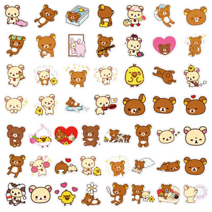 Rilakkuma & Kiiroitori Stickers – Anime Decals