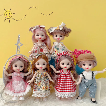 BJD Mini Doll | 13 Movable Joints & 3D Big Eyes