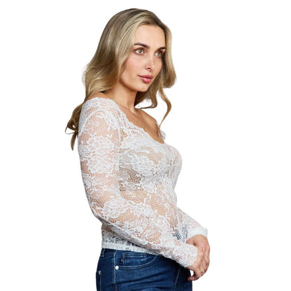 Ninexis Be Kind Off The Shoulder Lace Top