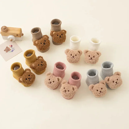 Cute Bear Doll Winter Socks