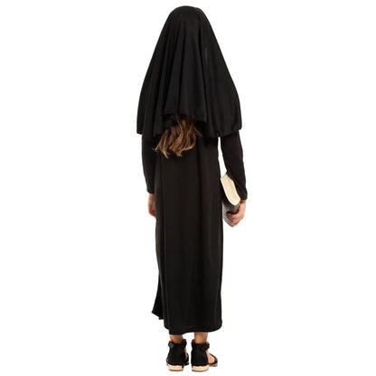 Girls Catholic Nun Costume | Black Christian Missionary Dress