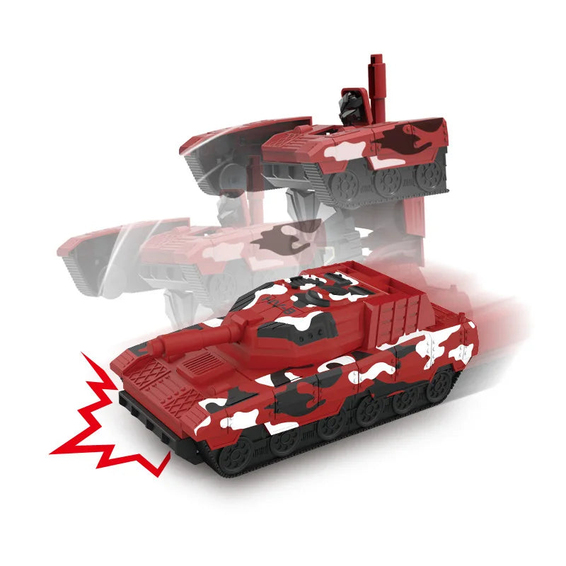 Mini 2-in-1 Tank Robot – Transforming Military Toy