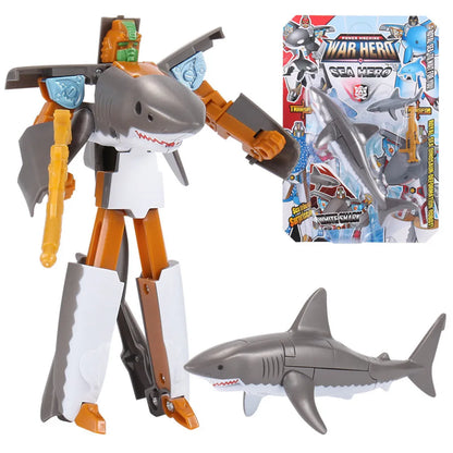 Intelligent Shark Transformer Robot