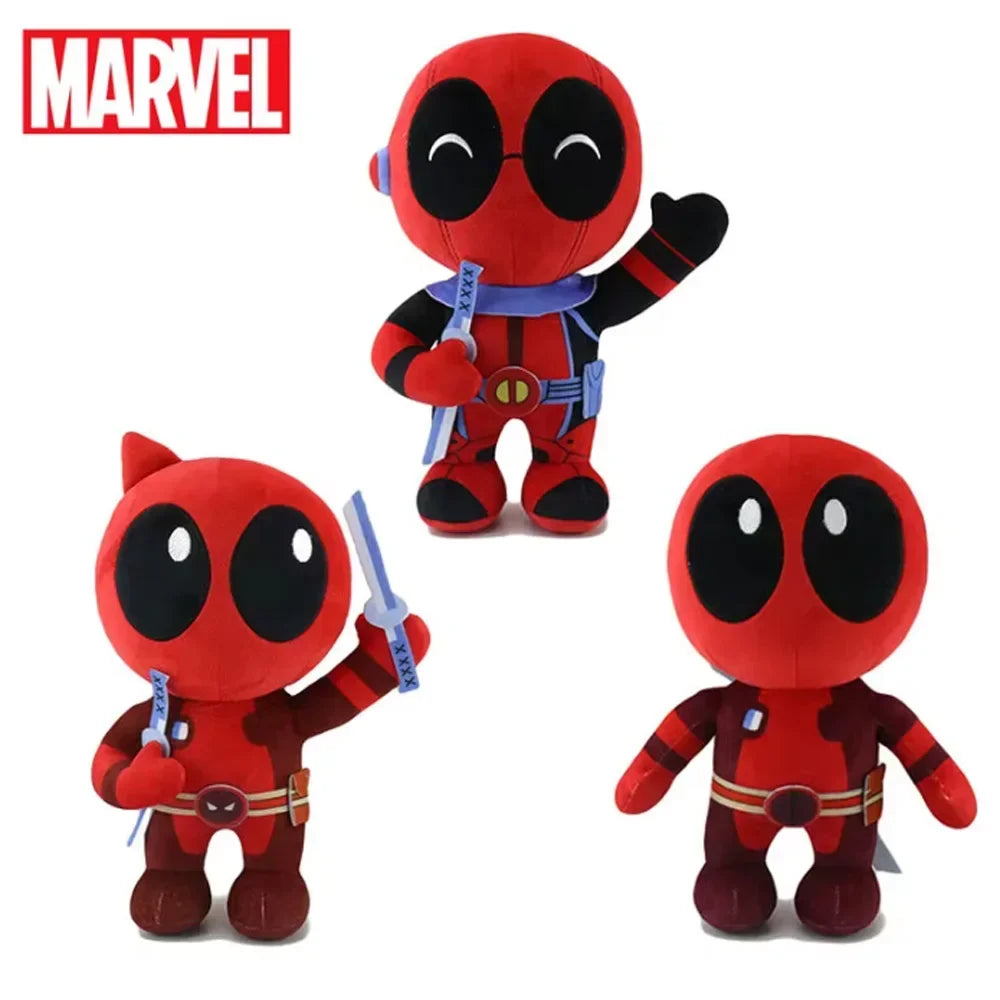 Deadpool Plush Doll 25cm – Soft Cartoon Action Figure Pillow