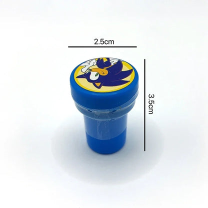 12 Pcs Sonic the Hedgehog Toy Seal Set – Cute Cartoon Seals