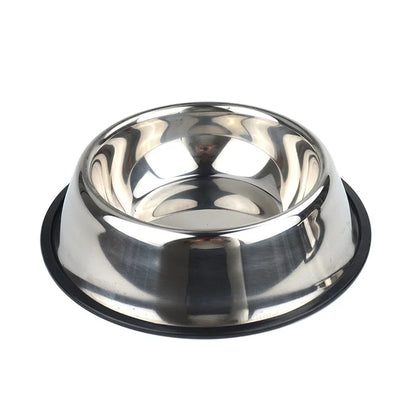 Colorful Stainless Steel Dog Bowls | Pet Food & Water Dishes for Cats and Dogs