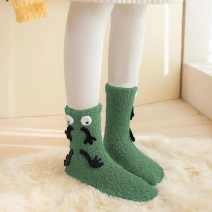 Winter Funny Cute Fuzzy Socks