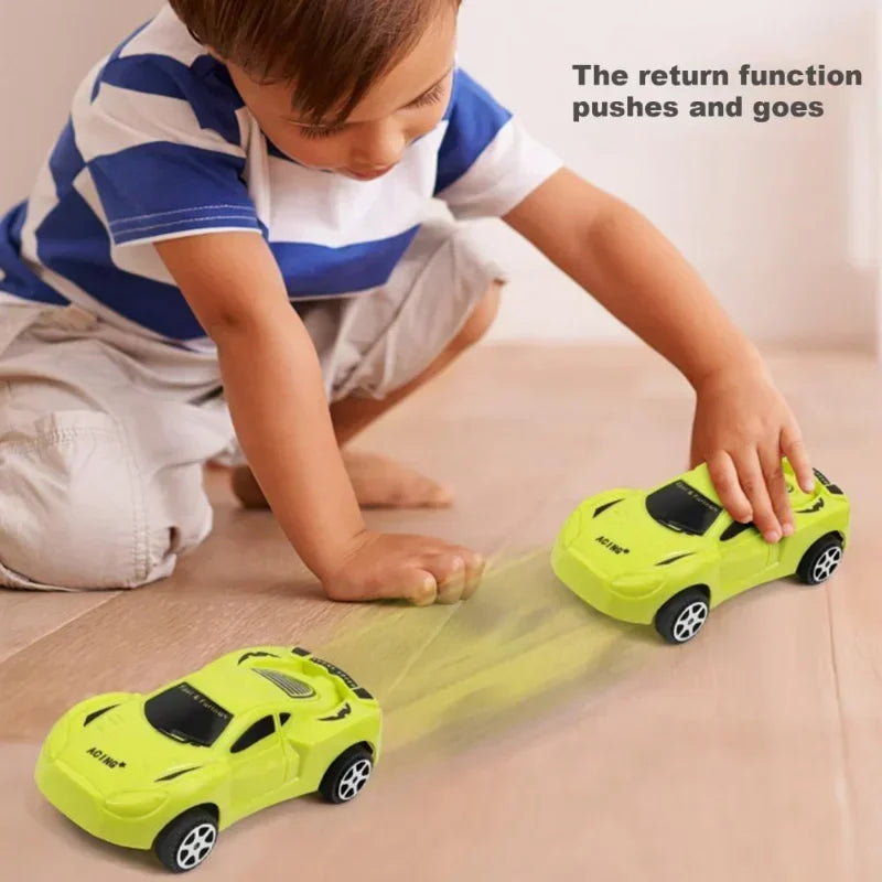 Durable Pull-Back Inertia Racing Cars for Kids