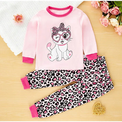 Cozy Cotton Pajamas for Kids | Cute Cartoon Design