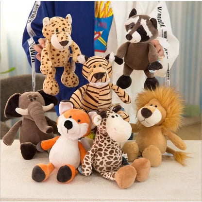 25 cm Jungle Animal Plush Toys