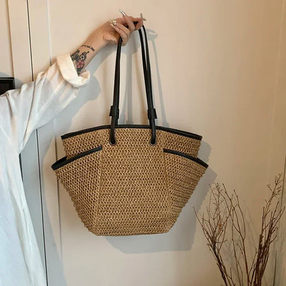 Straw Casual Simple Shoulder Bags