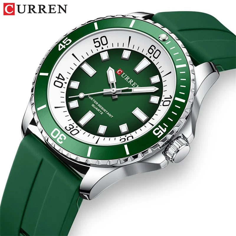 Curren Luxury Men's Quartz Watch: Sport Waterproof & Luminous