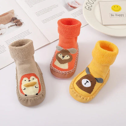 Toddler Socks with Rubber Soles for Toddlers