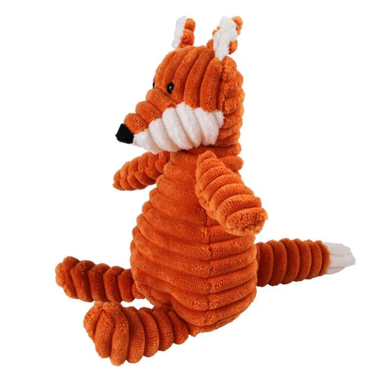 Plush Squeaky Dog Toy - Bite Resistant Animal Shape