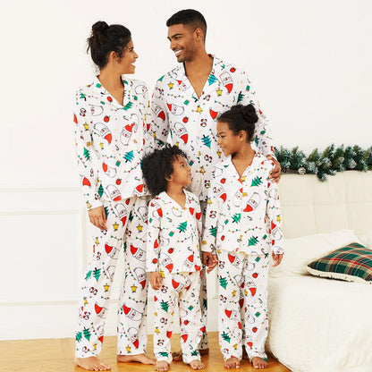 PatPat Christmas Family Matching Pajama Set – Colorful Festival Theme