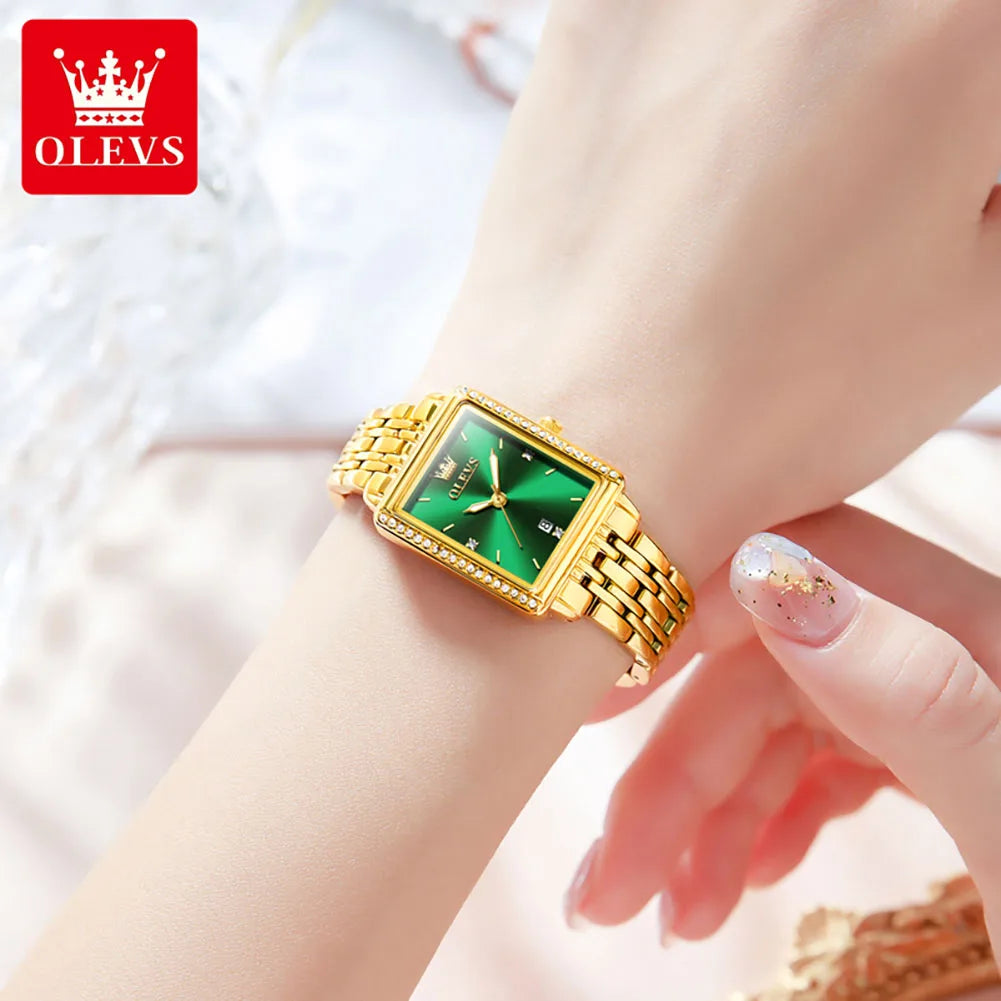 OLEVS 9995 Elegant Quartz Ladies Wristwatch - Luxury Waterproof