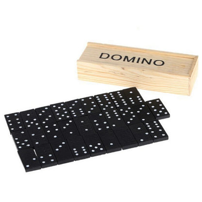 Wooden Domino Board Game – Educational Travel Toy